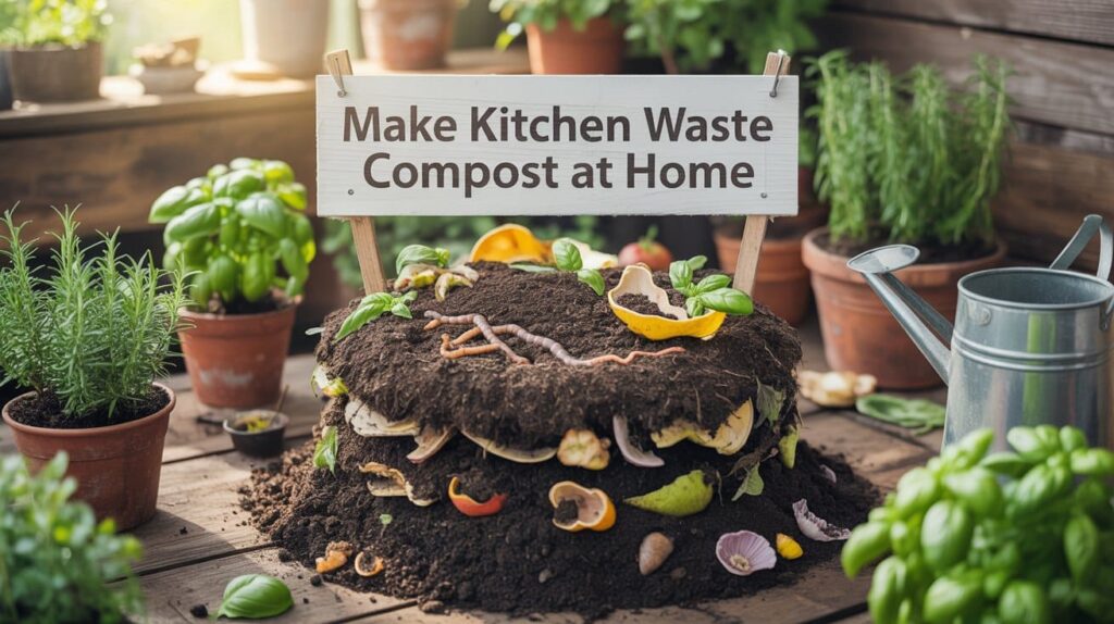 how to make kitchen waste compost