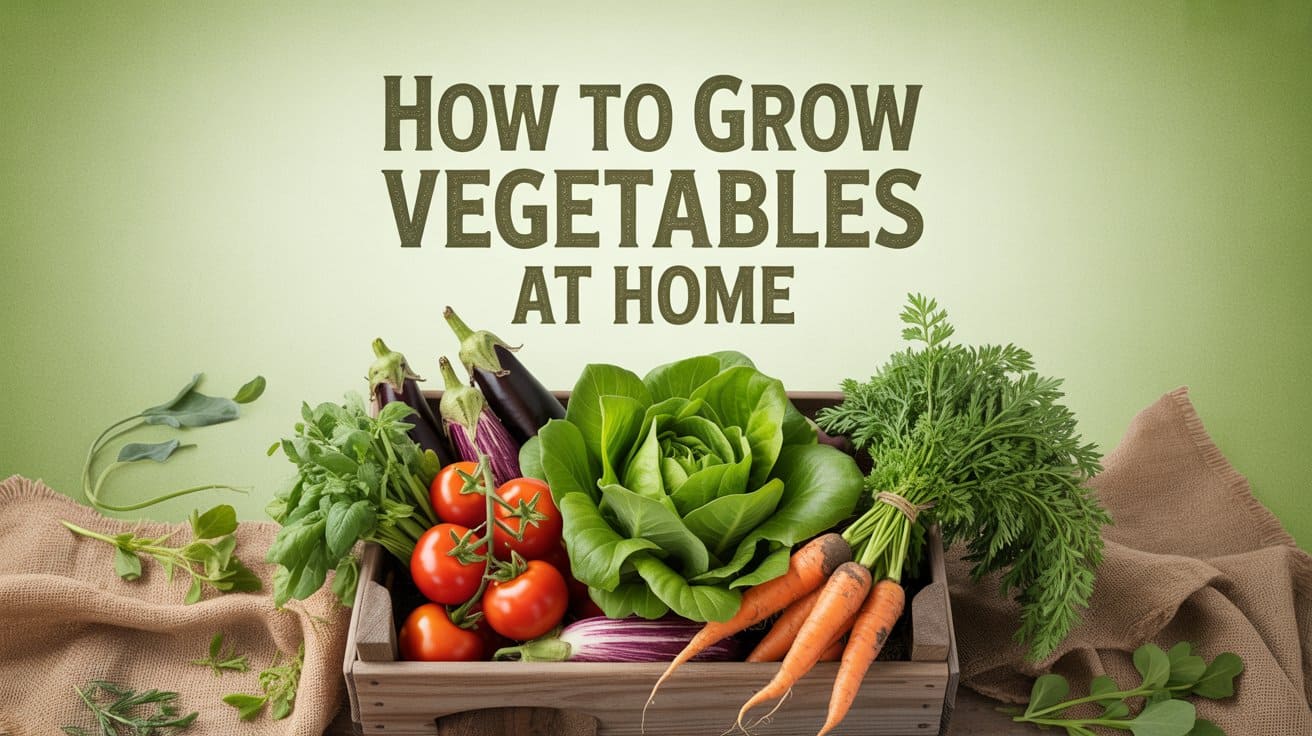 how to grow vegetables at home